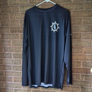 SO Black Long Sleeve Men's Tee with Logo